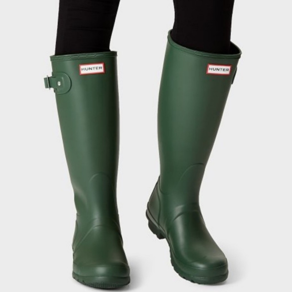 Hunter Women's Original Tall Rain Boots Green